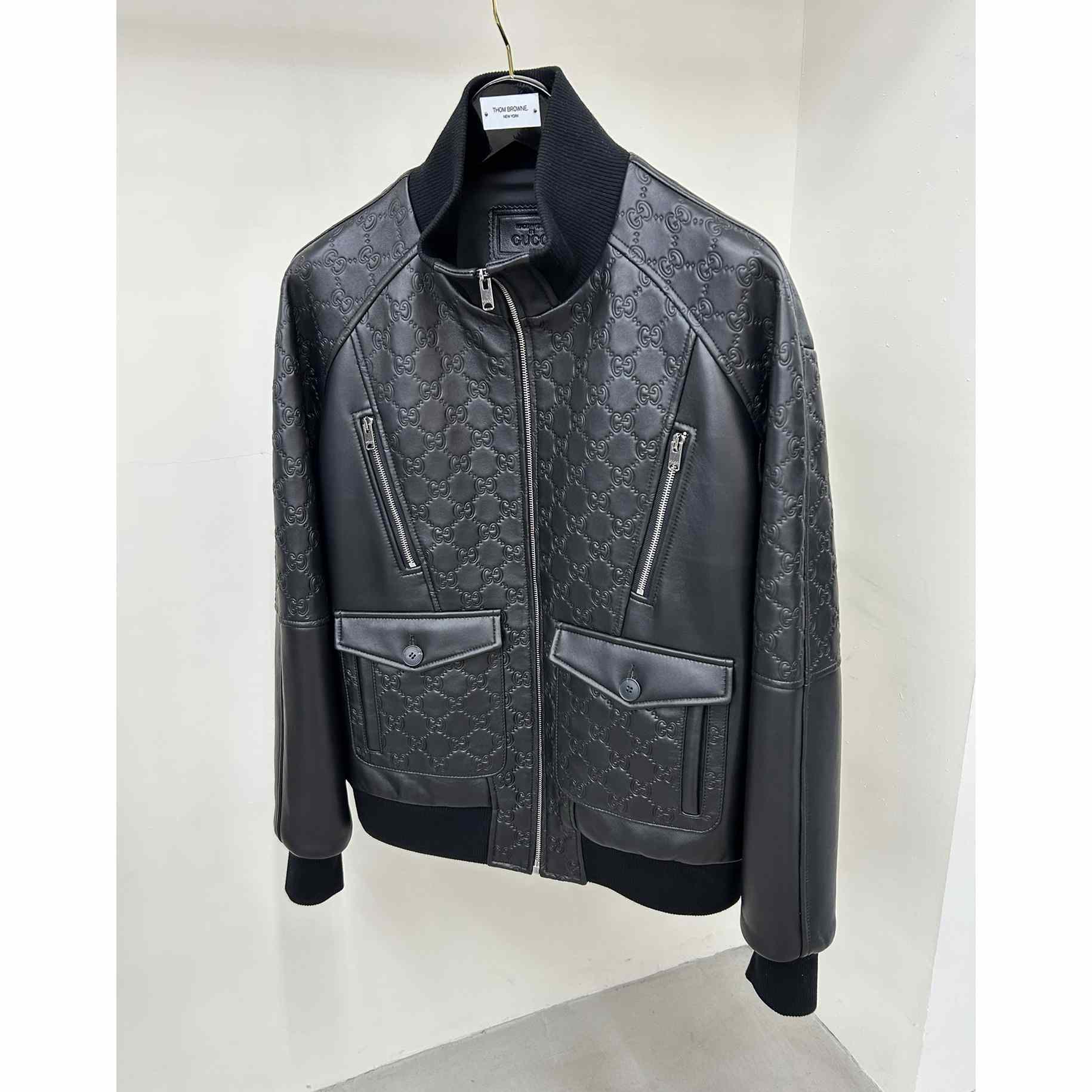 Gucci GG Leather Jacket - EUR FASHION