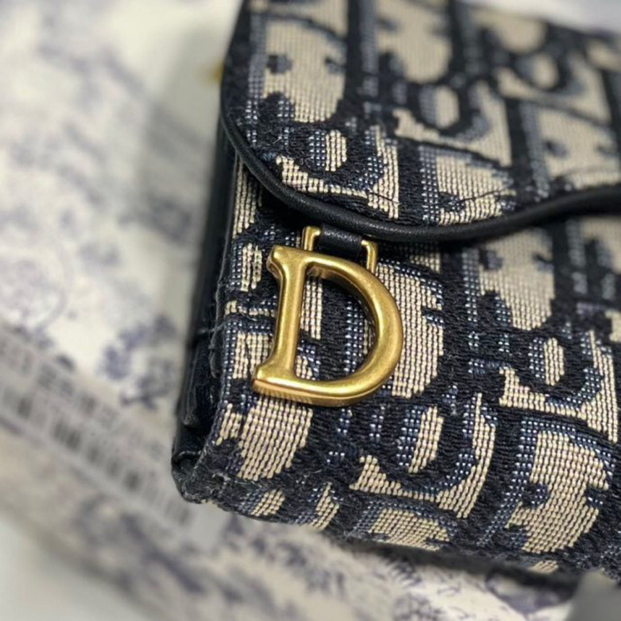 Dior  Saddle Lotus Wallet - EUR FASHION