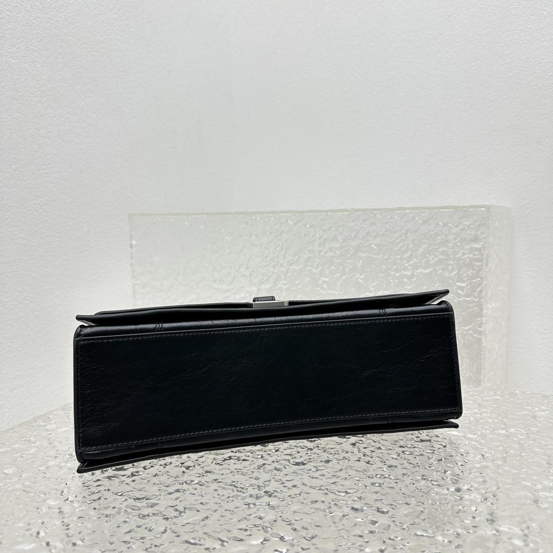 Balenciaga Crush Medium Sling Bag In Black (31x20x10cm) - EUR FASHION