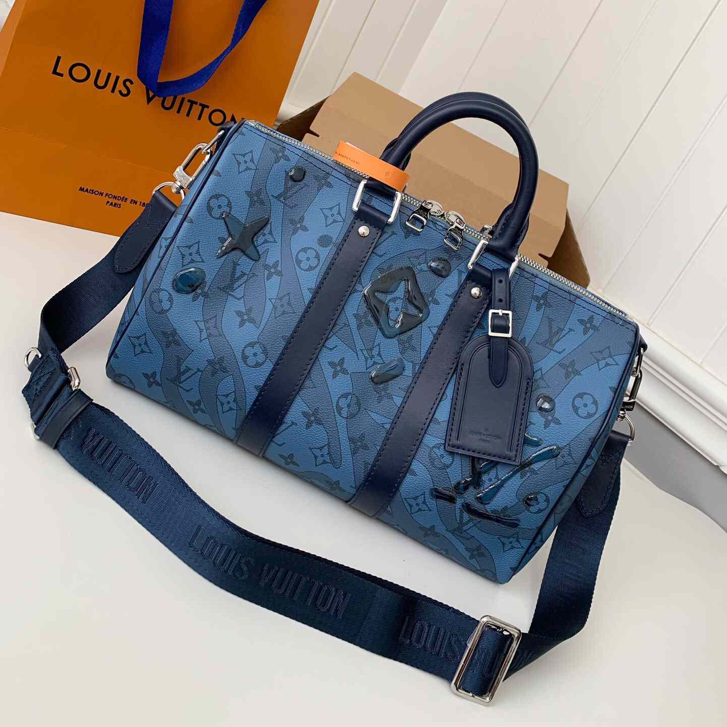 Louis Vuitton Keepall Bandouliere 35(34*21*16cm)     M22573 - EUR FASHION