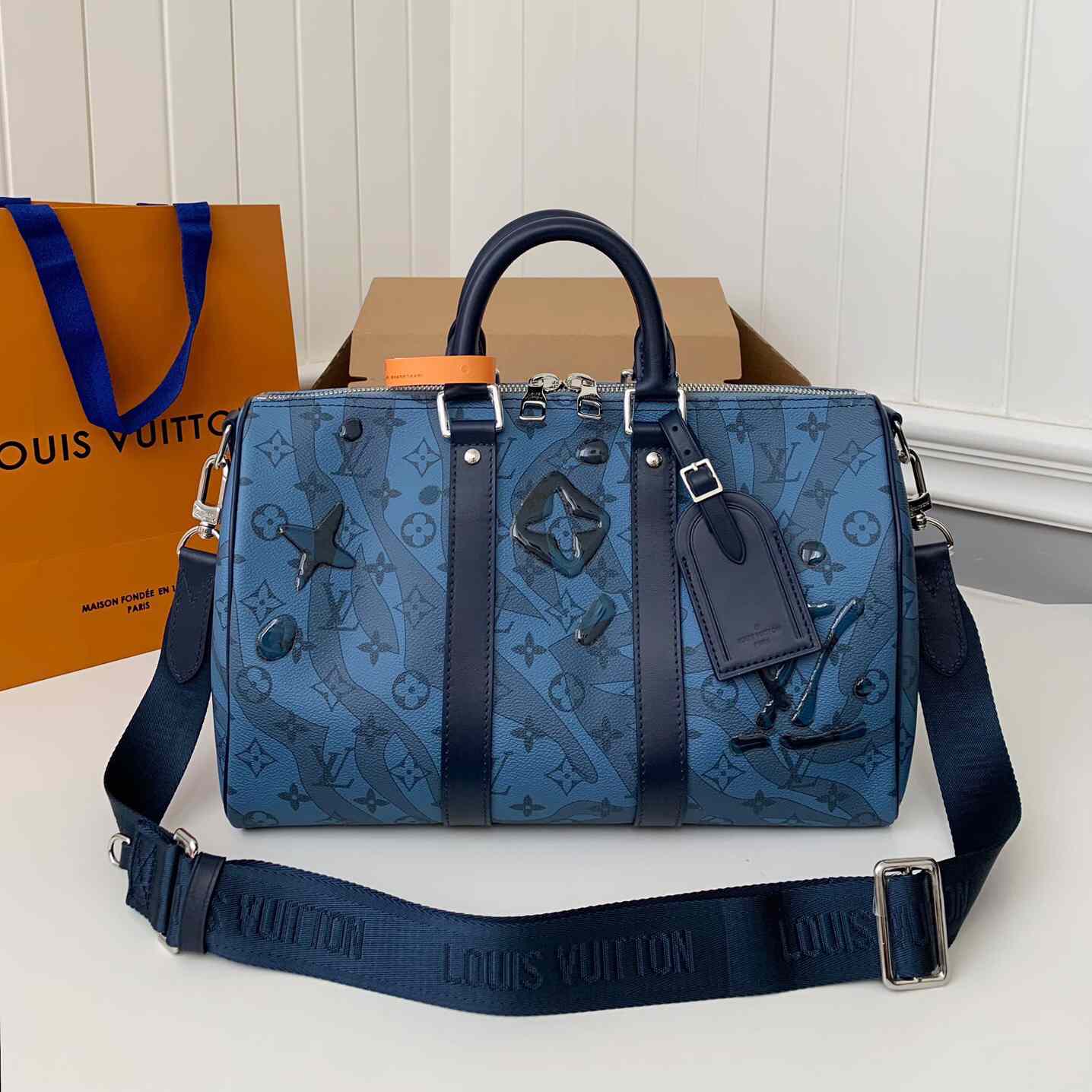 Louis Vuitton Keepall Bandouliere 35(34*21*16cm)     M22573 - EUR FASHION