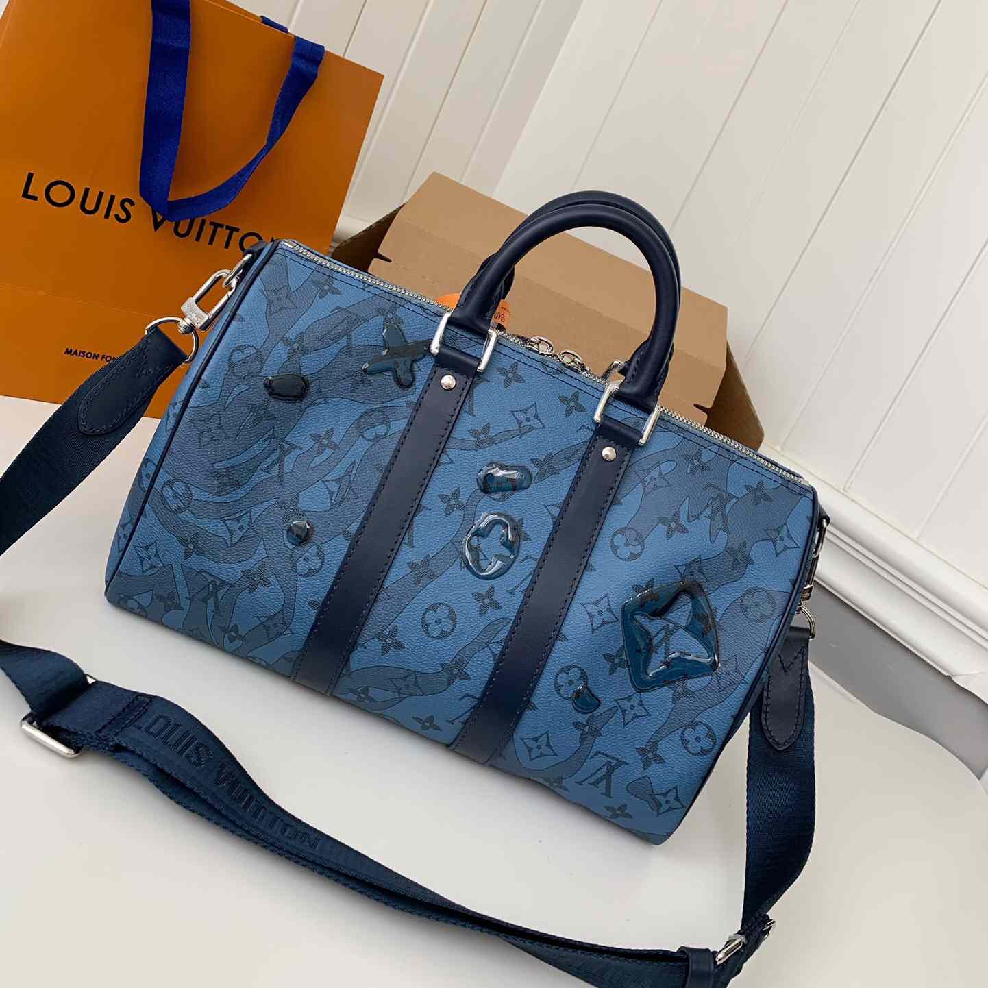 Louis Vuitton Keepall Bandouliere 35(34*21*16cm)     M22573 - EUR FASHION