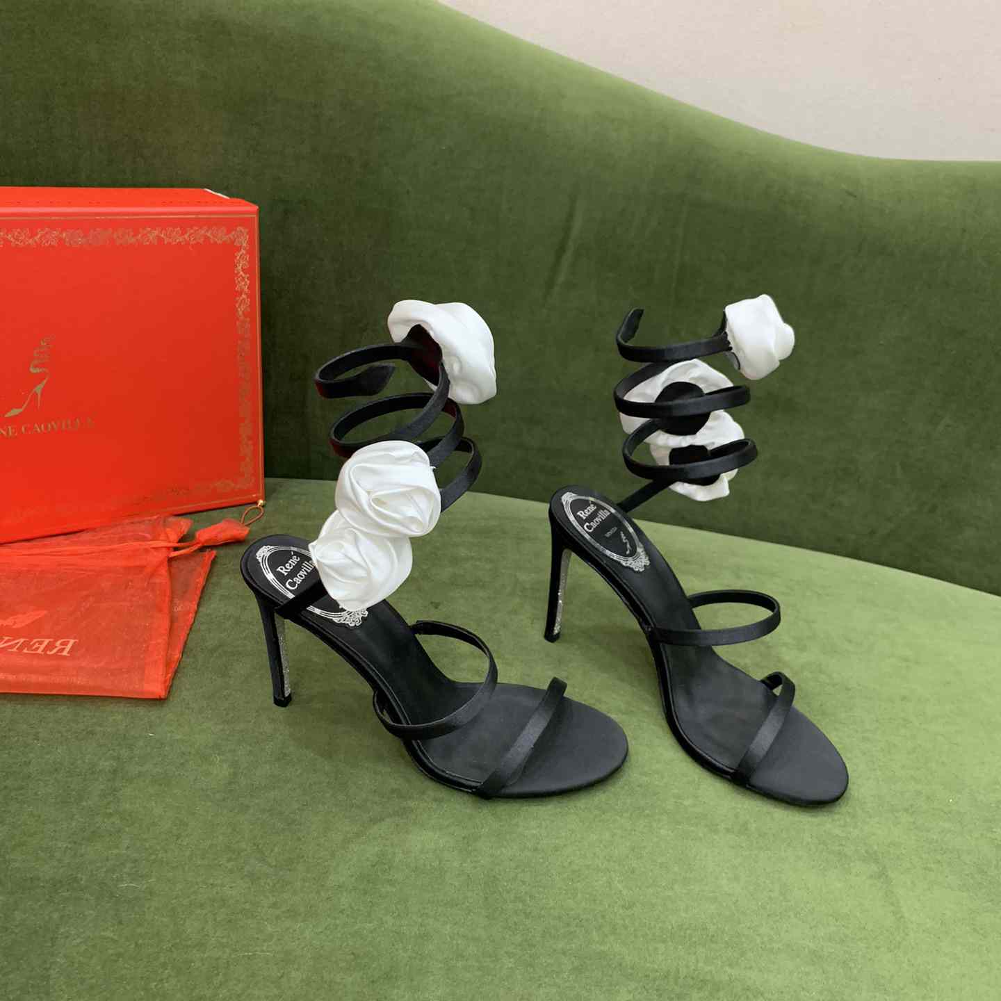 Rene Caovilla Rose High-heel Sandals - EUR FASHION