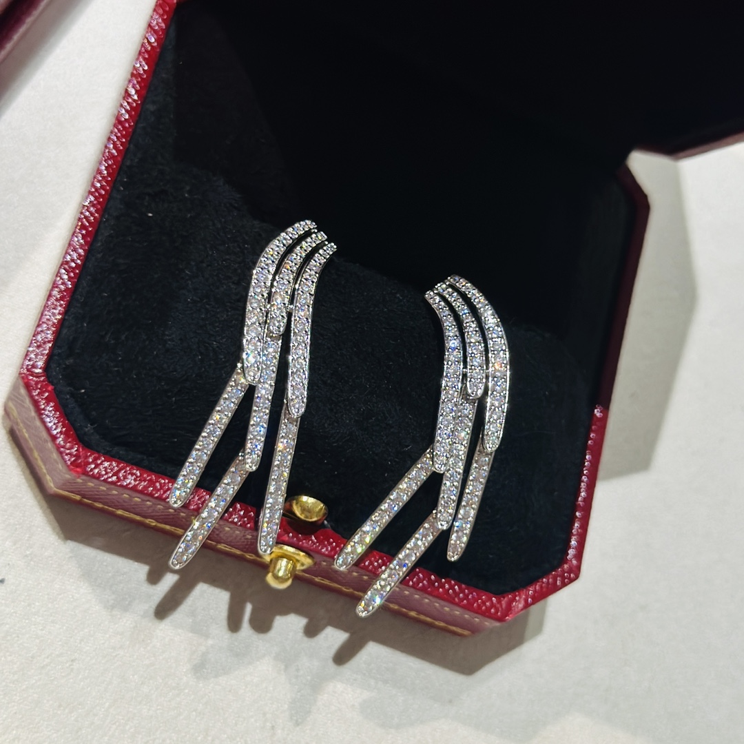 Cartier Diamond Collection Earrings - EUR FASHION