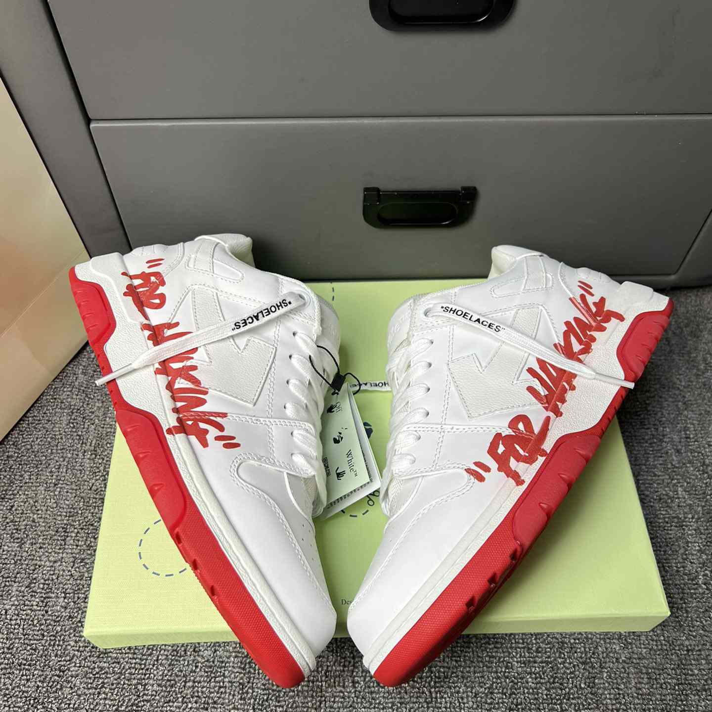 Off White Out Of Office Sneakers  - EUR FASHION