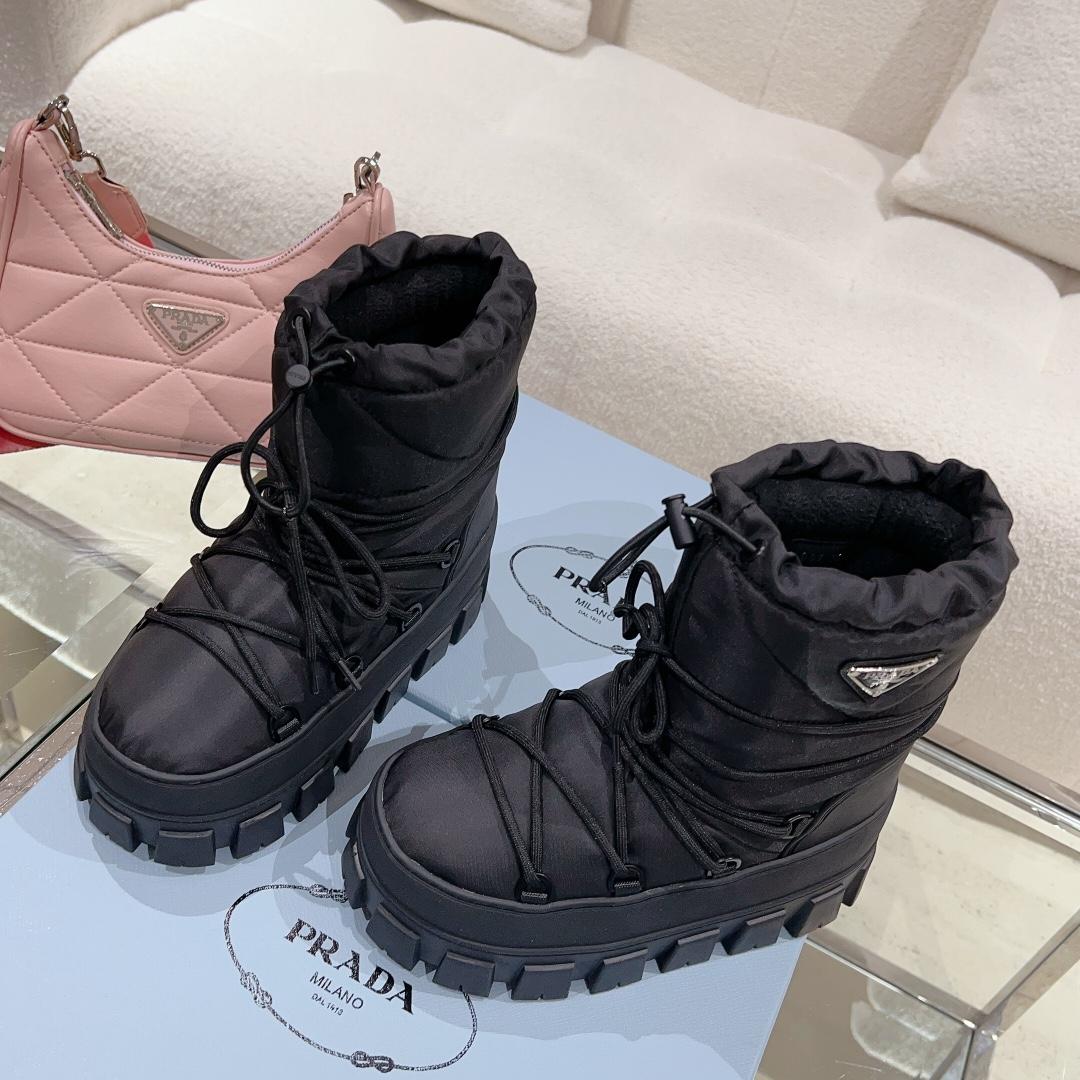 Prada Nylon Gabardine Après-ski Boots - EUR FASHION