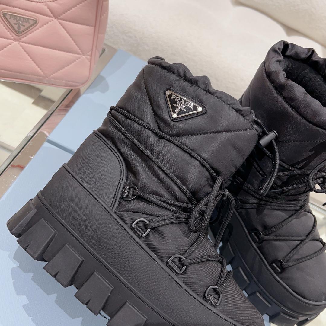 Prada Nylon Gabardine Après-ski Boots - EUR FASHION