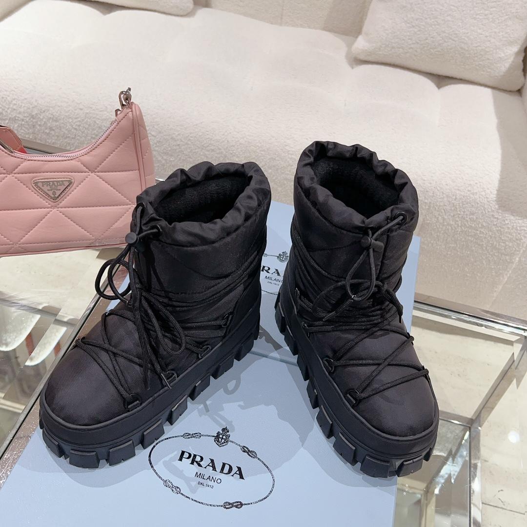 Prada Nylon Gabardine Après-ski Boots - EUR FASHION