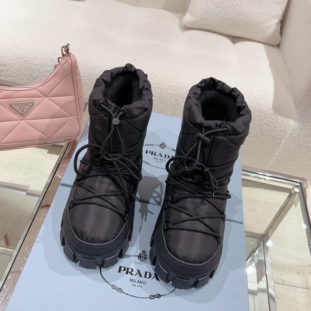 Prada Nylon Gabardine Après-ski Boots - EUR FASHION