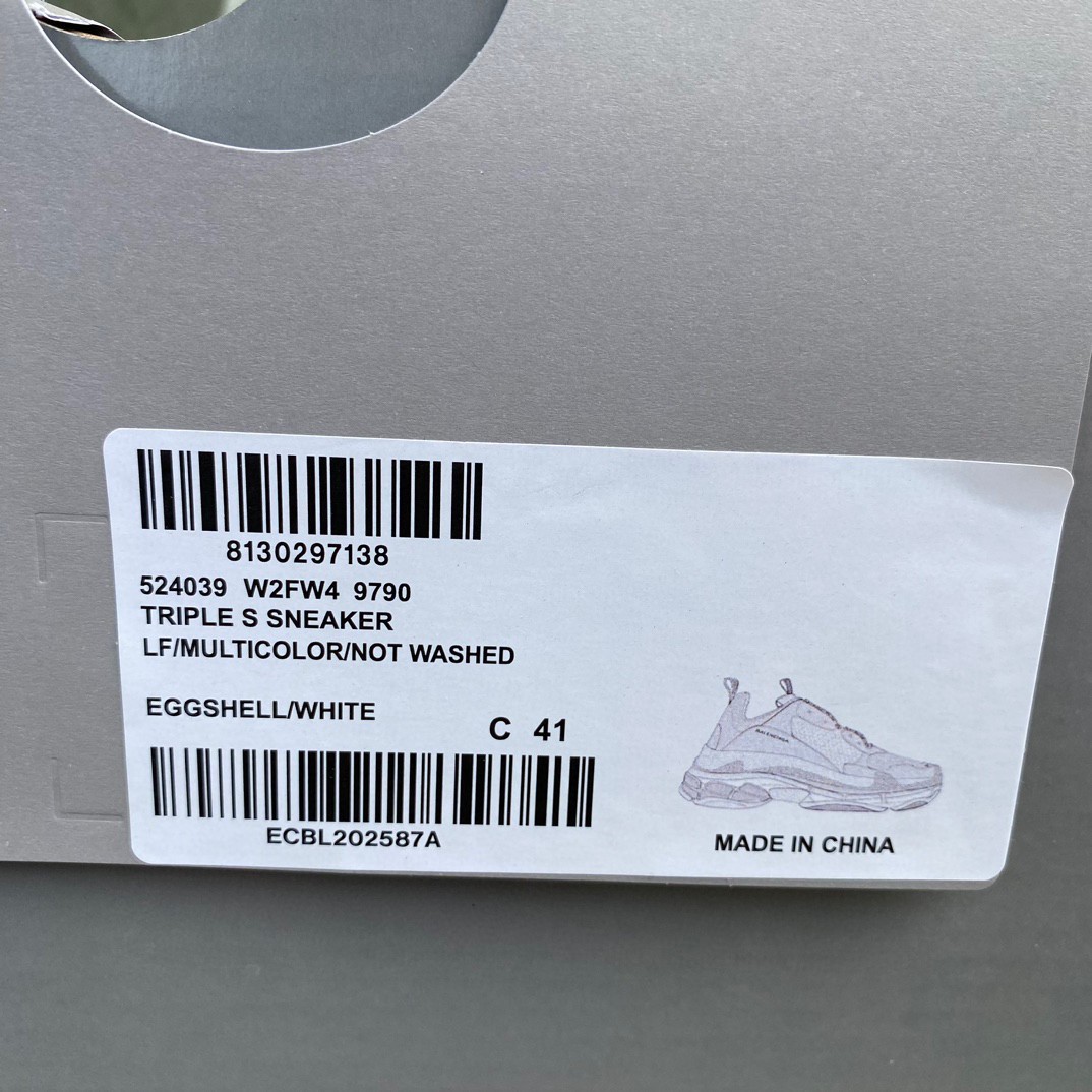 Balenciaga Triple S Sneaker In Off White - EUR FASHION