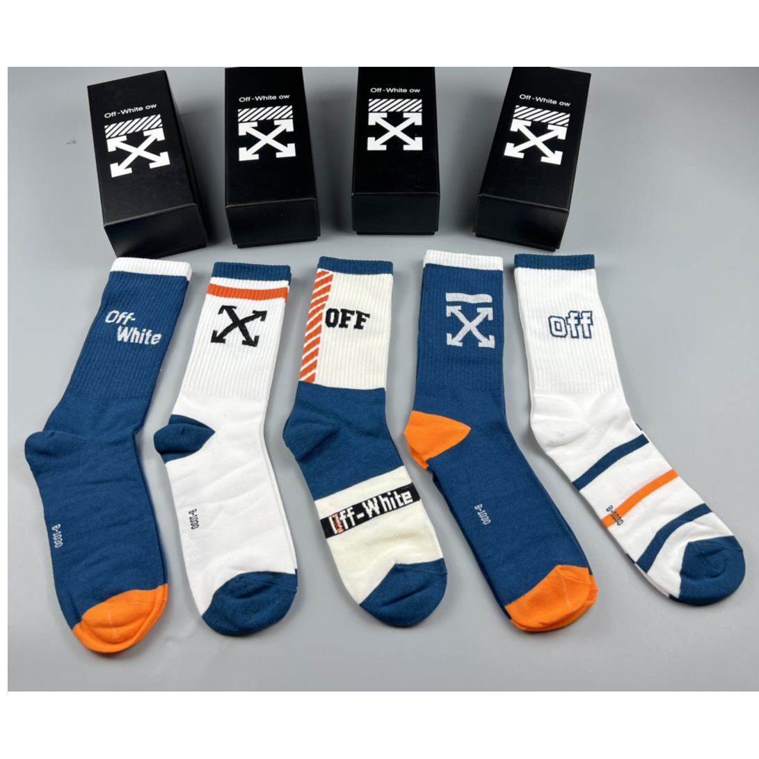 Off White Socks/Box - EUR FASHION