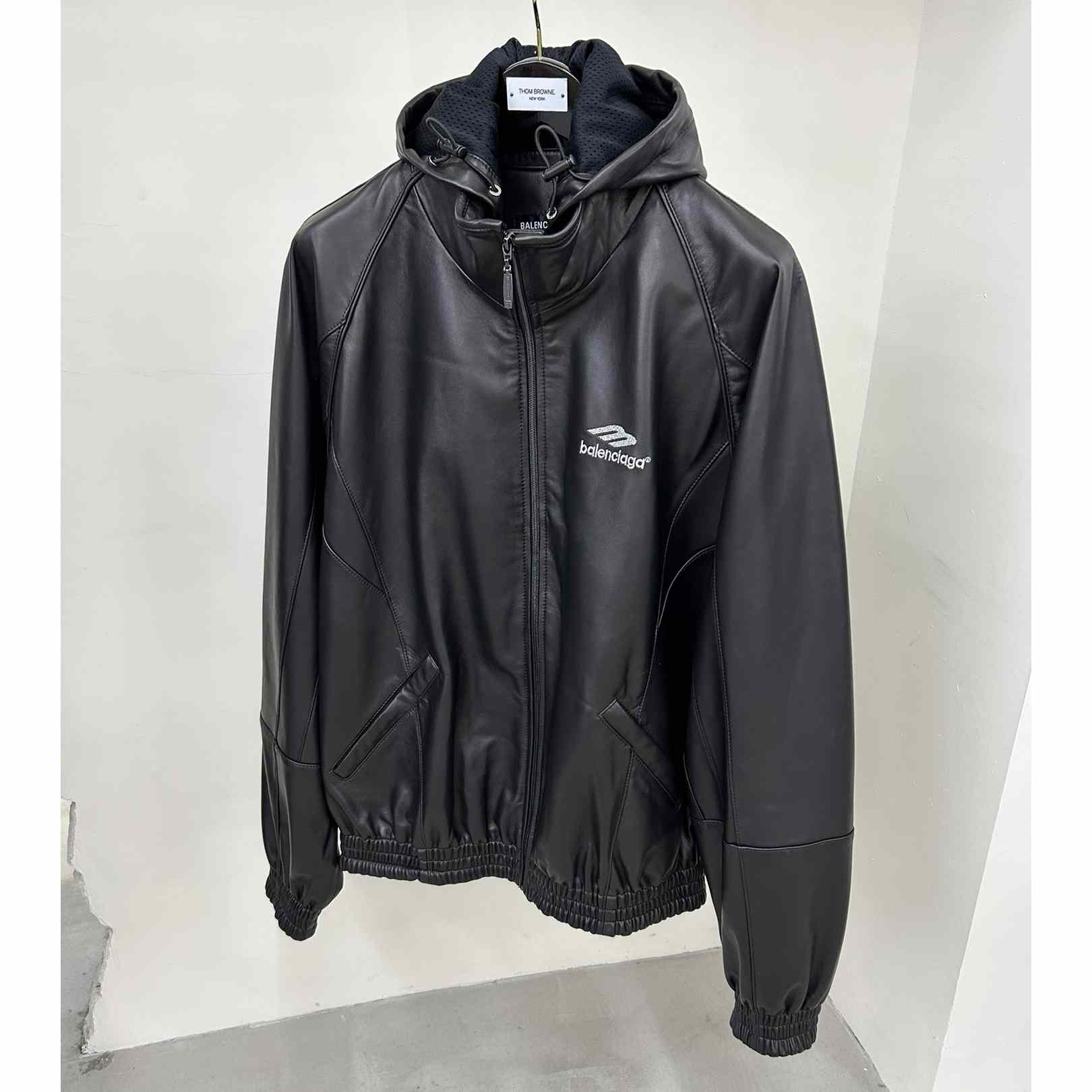 Balenciaga 3B Sports Icon Tracksuit Jacket In Black - EUR FASHION