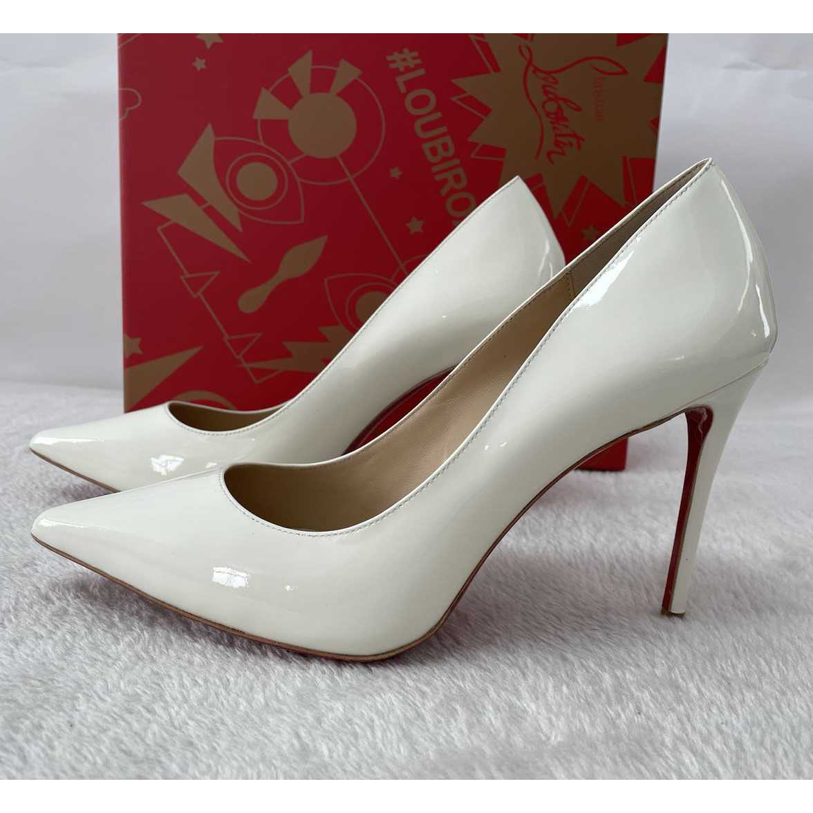 Christian Louboutin Leather Heel   10cm - EUR FASHION