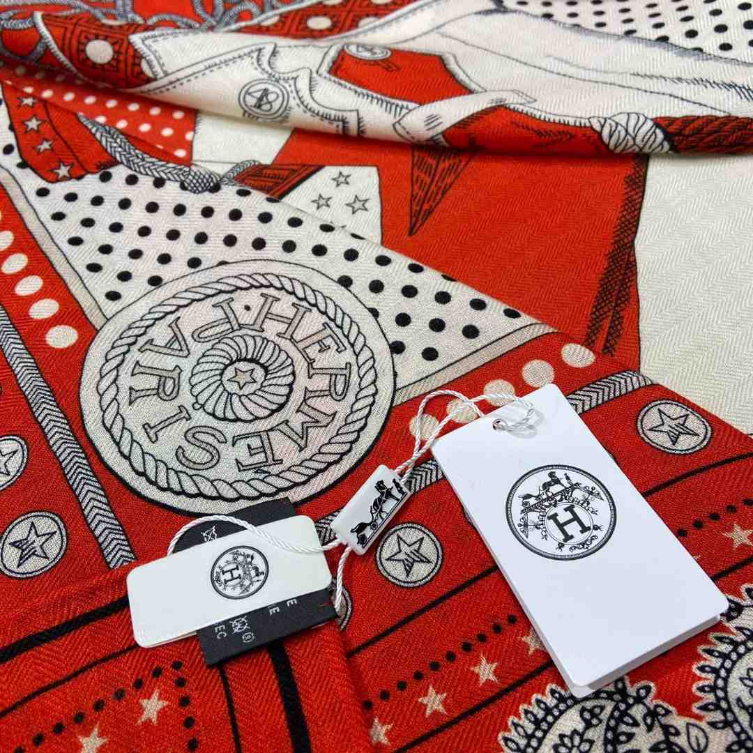 Hermes Zouaves et Dragons Bandana Shawl 140 - EUR FASHION