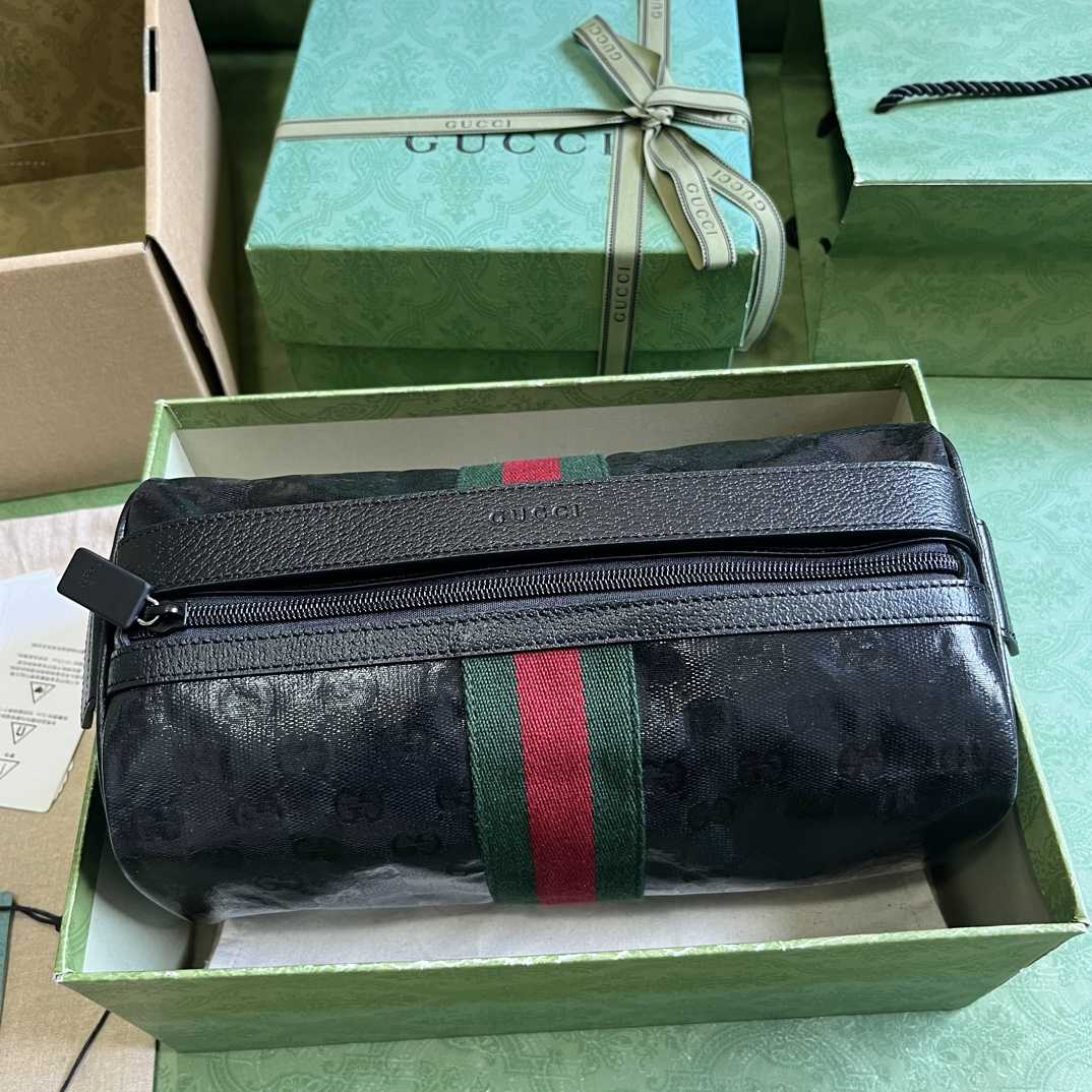 Gucci Toiletry Case With Web (25.5x 13x 13cm) - EUR FASHION