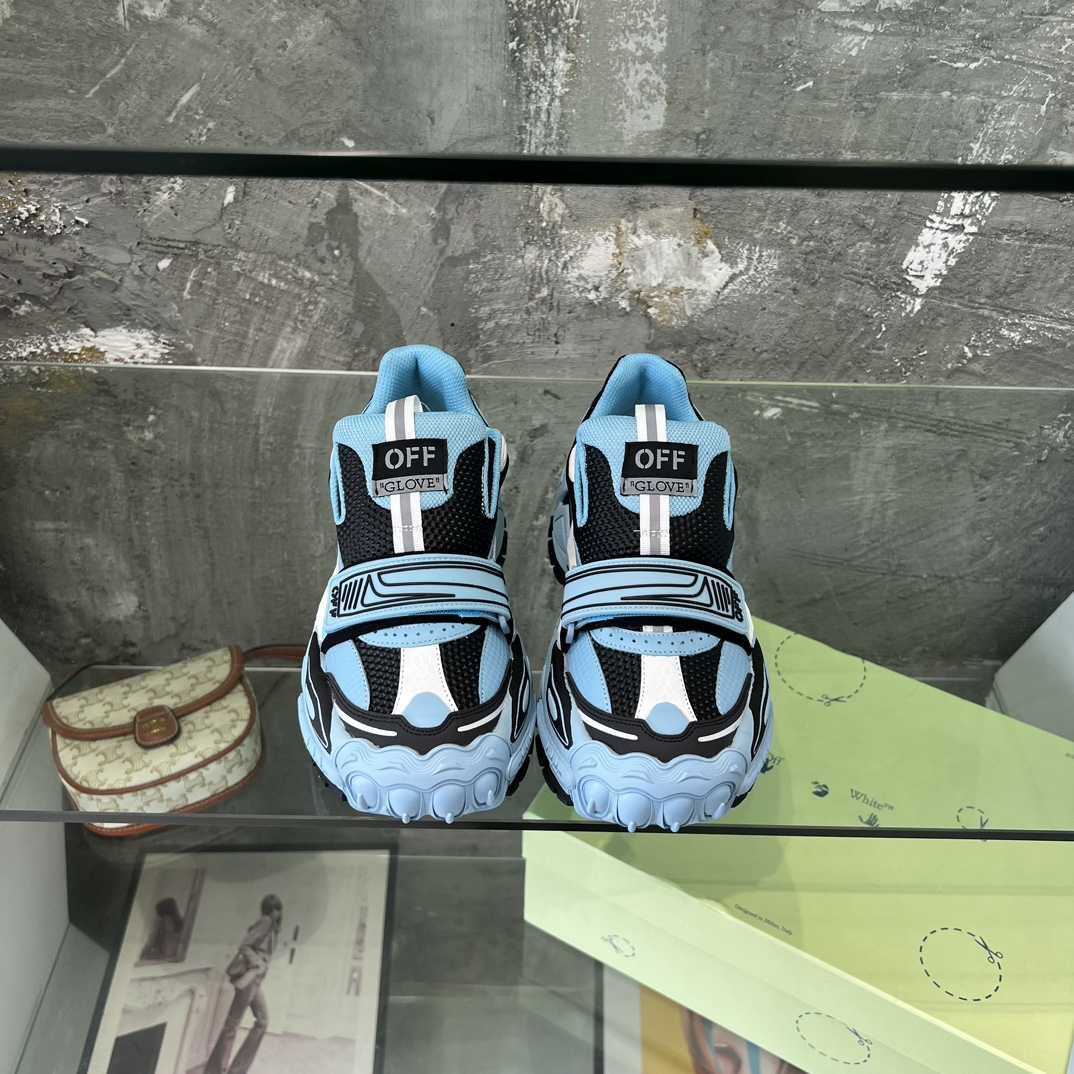 Off White Glove Slip-on Sneakers - EUR FASHION