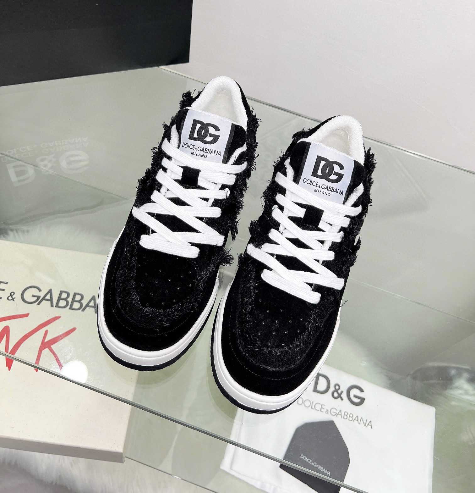 Dolce & Gabbana Denim New Roma Sneakers - EUR FASHION