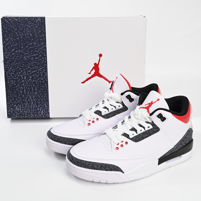 Air Jordan 3 SE DNM “Fire Red” Basketball Shoes   CZ6431-100  - EUR FASHION