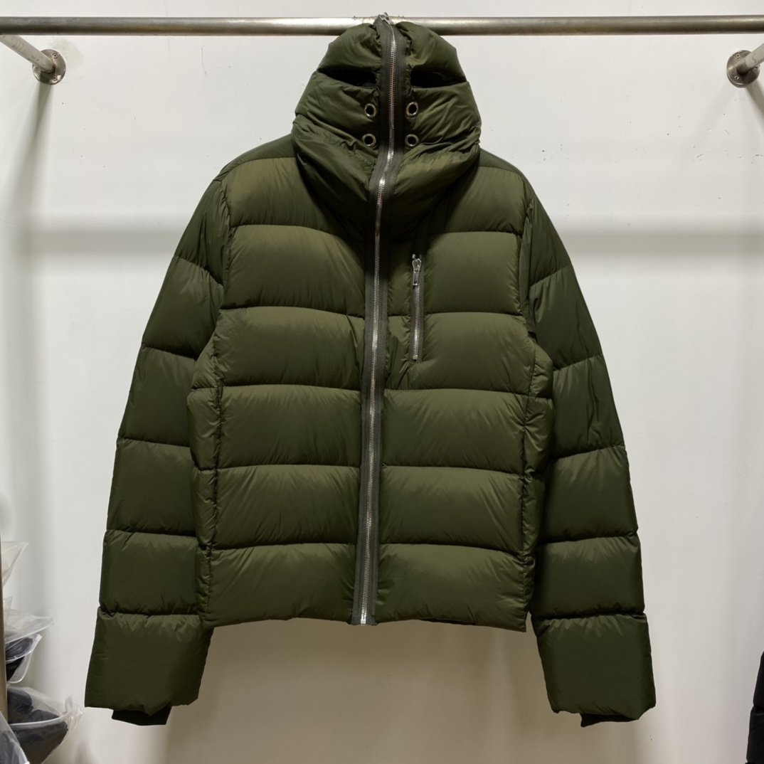 Rick Owens Short Down Jacket - EUR FASHION