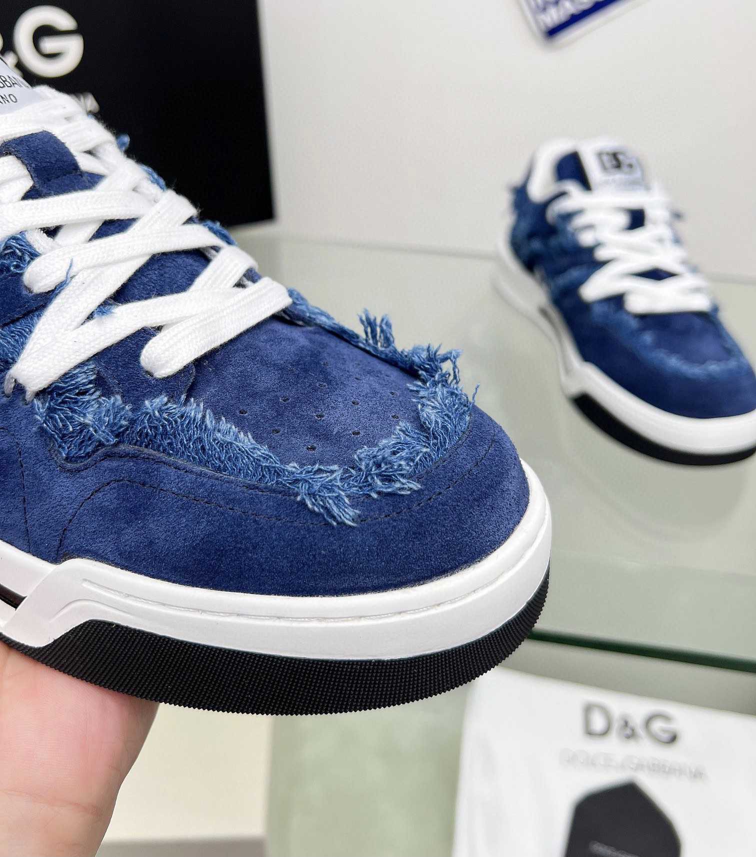 Dolce & Gabbana Denim New Roma Sneakers - EUR FASHION