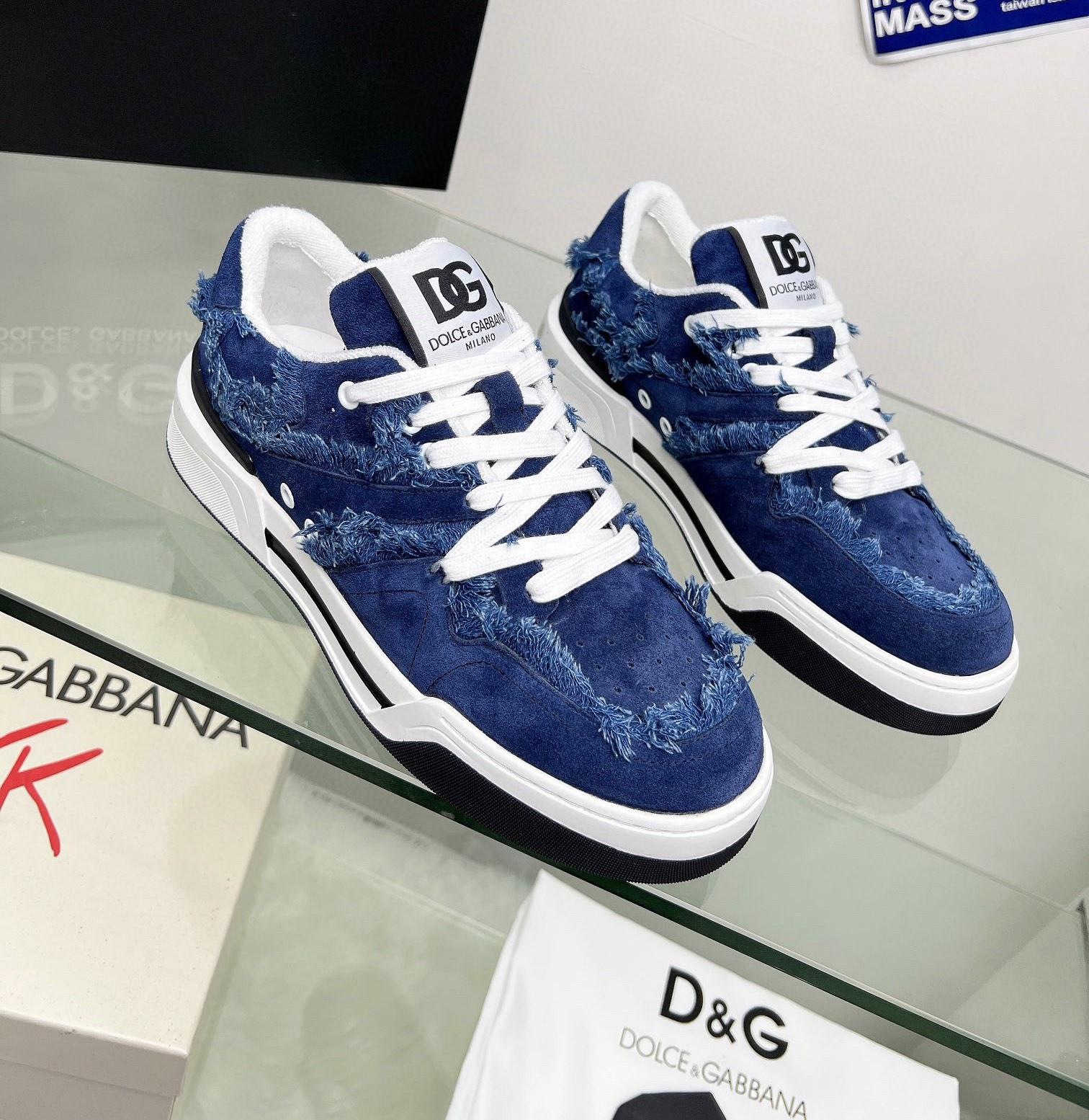 Dolce & Gabbana Denim New Roma Sneakers - EUR FASHION