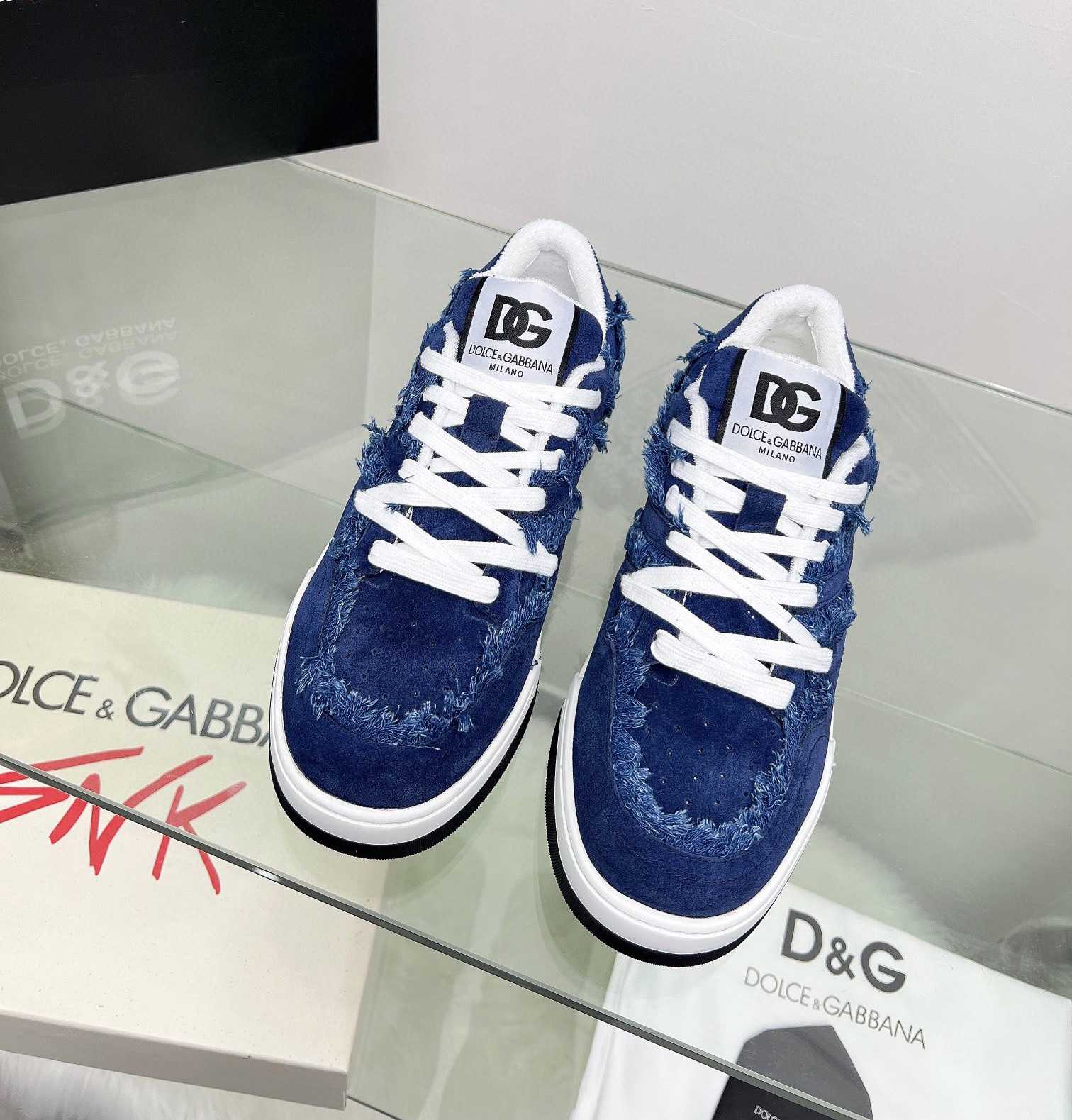 Dolce & Gabbana Denim New Roma Sneakers - EUR FASHION