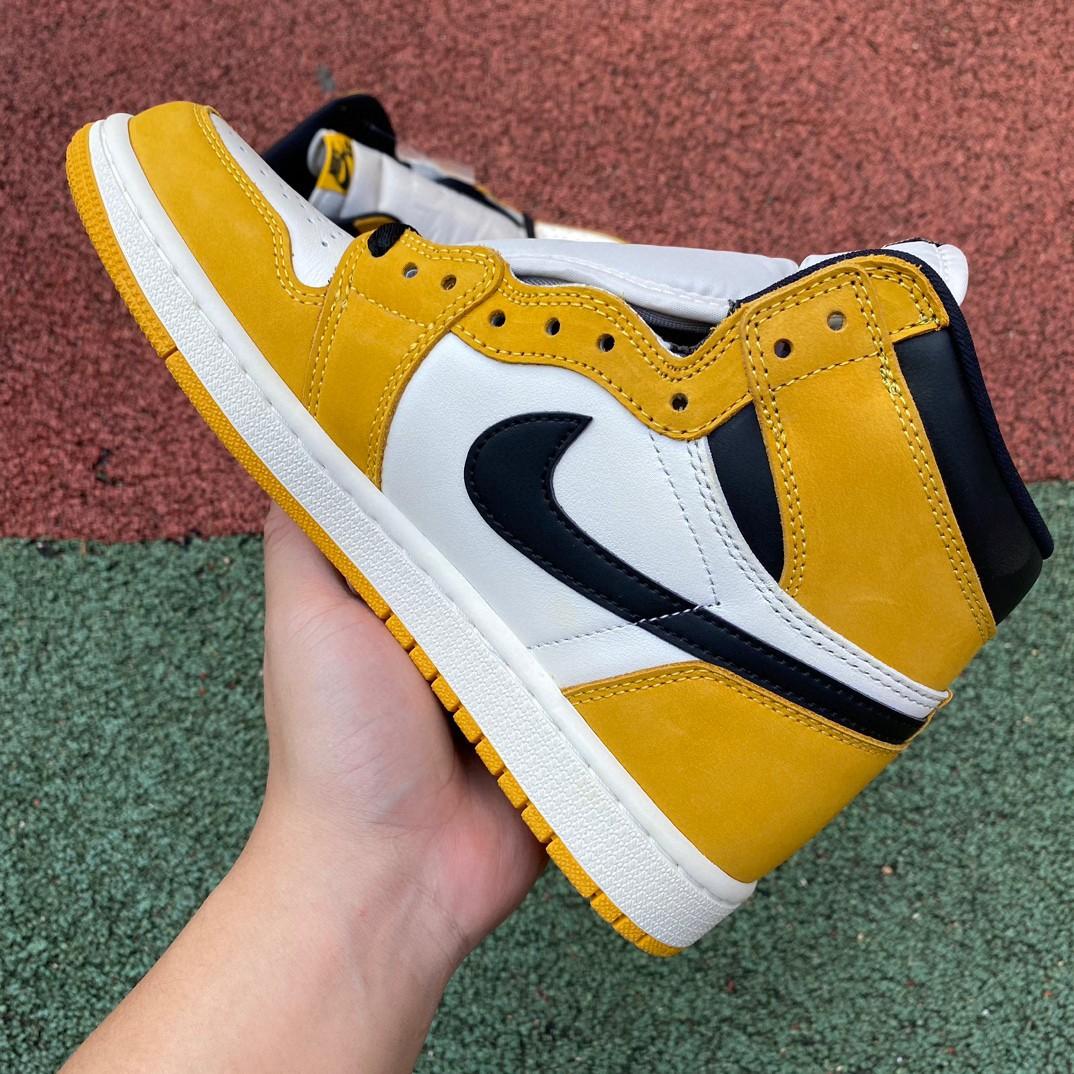 Air Jordan 1 High OG “Yellow Ochre” Sneaker     DZ5485-701 - EUR FASHION