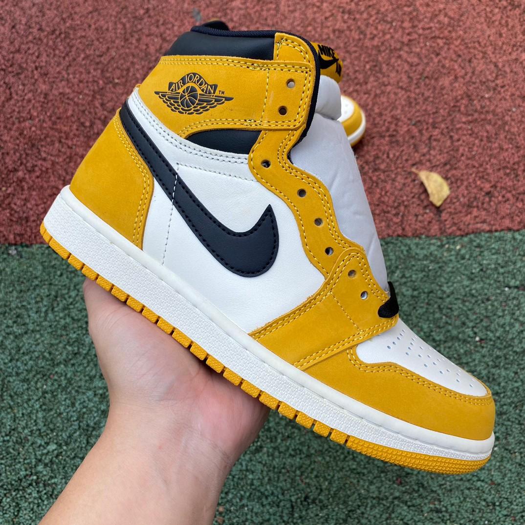 Air Jordan 1 High OG “Yellow Ochre” Sneaker     DZ5485-701 - EUR FASHION