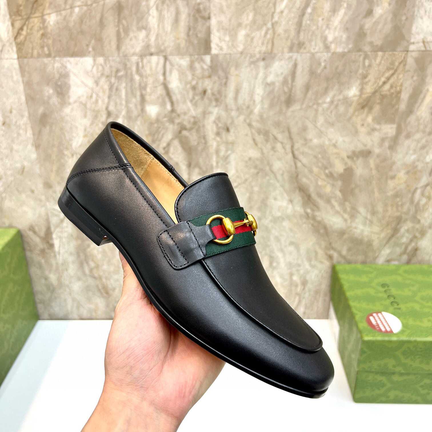 Gucci Loafer With Web  (Upon Uk Size) - EUR FASHION