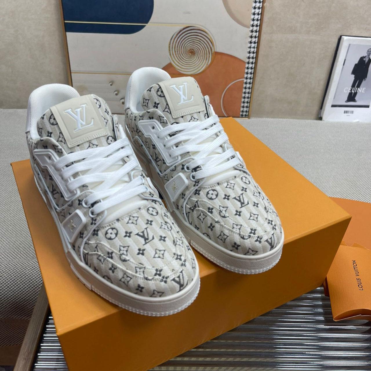 Louis Vuitton LV Trainer Sneaker          - EUR FASHION