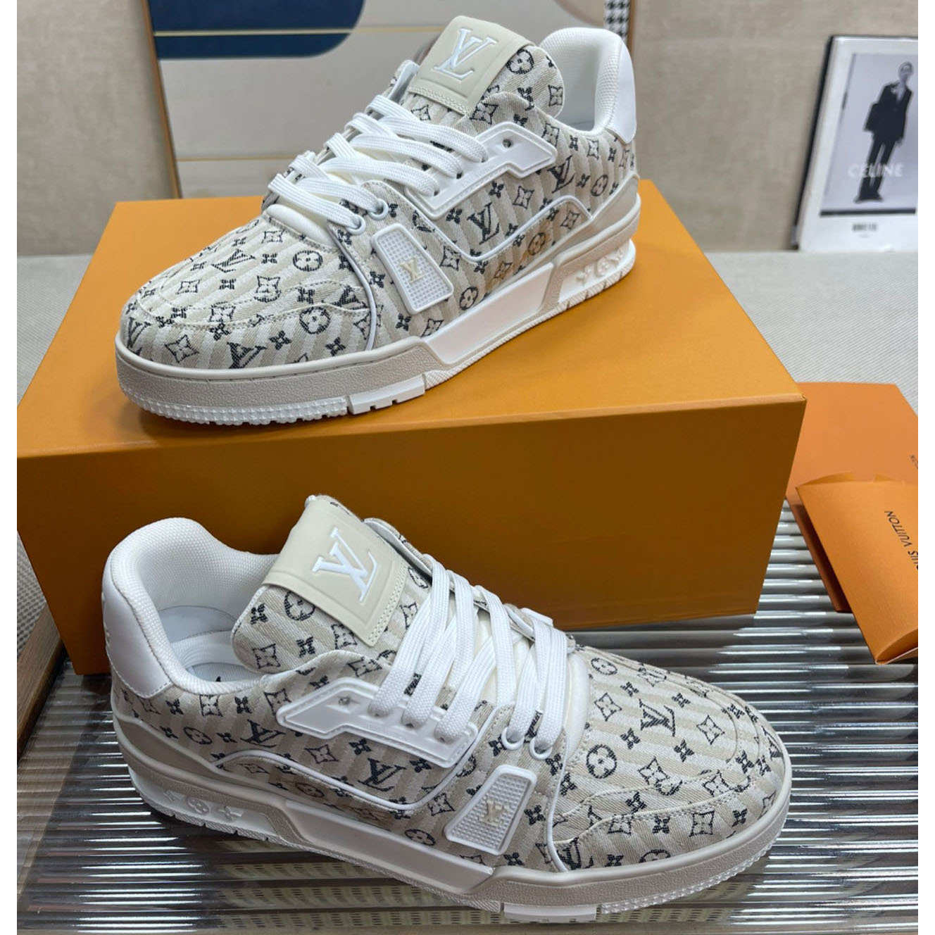 Louis Vuitton LV Trainer Sneaker          - EUR FASHION