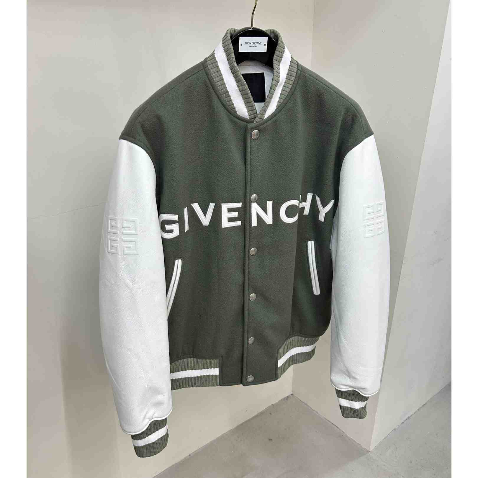 Givenchy Varsity Jacket In Wool And Leather - EUR FASHION