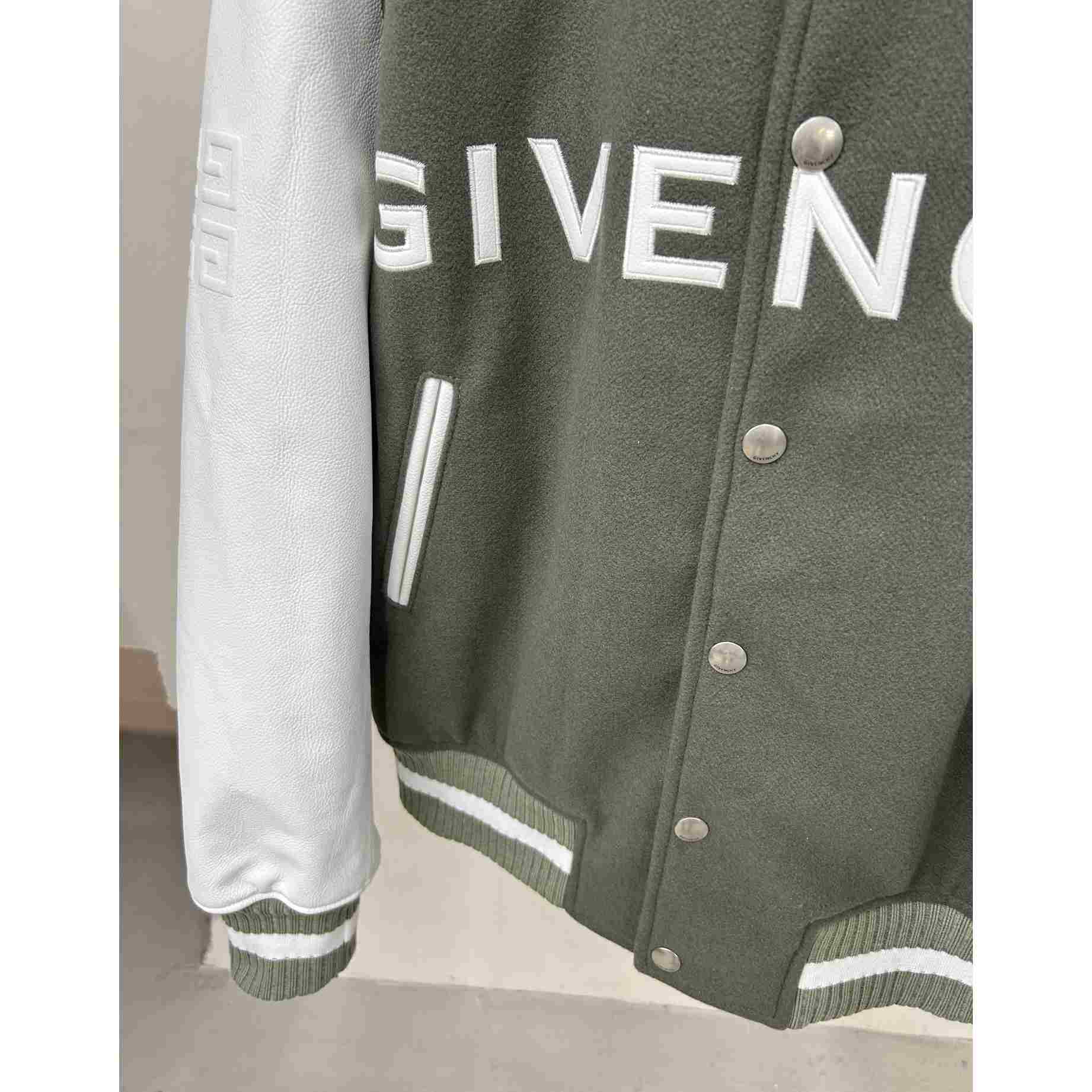 Givenchy Varsity Jacket In Wool And Leather - EUR FASHION