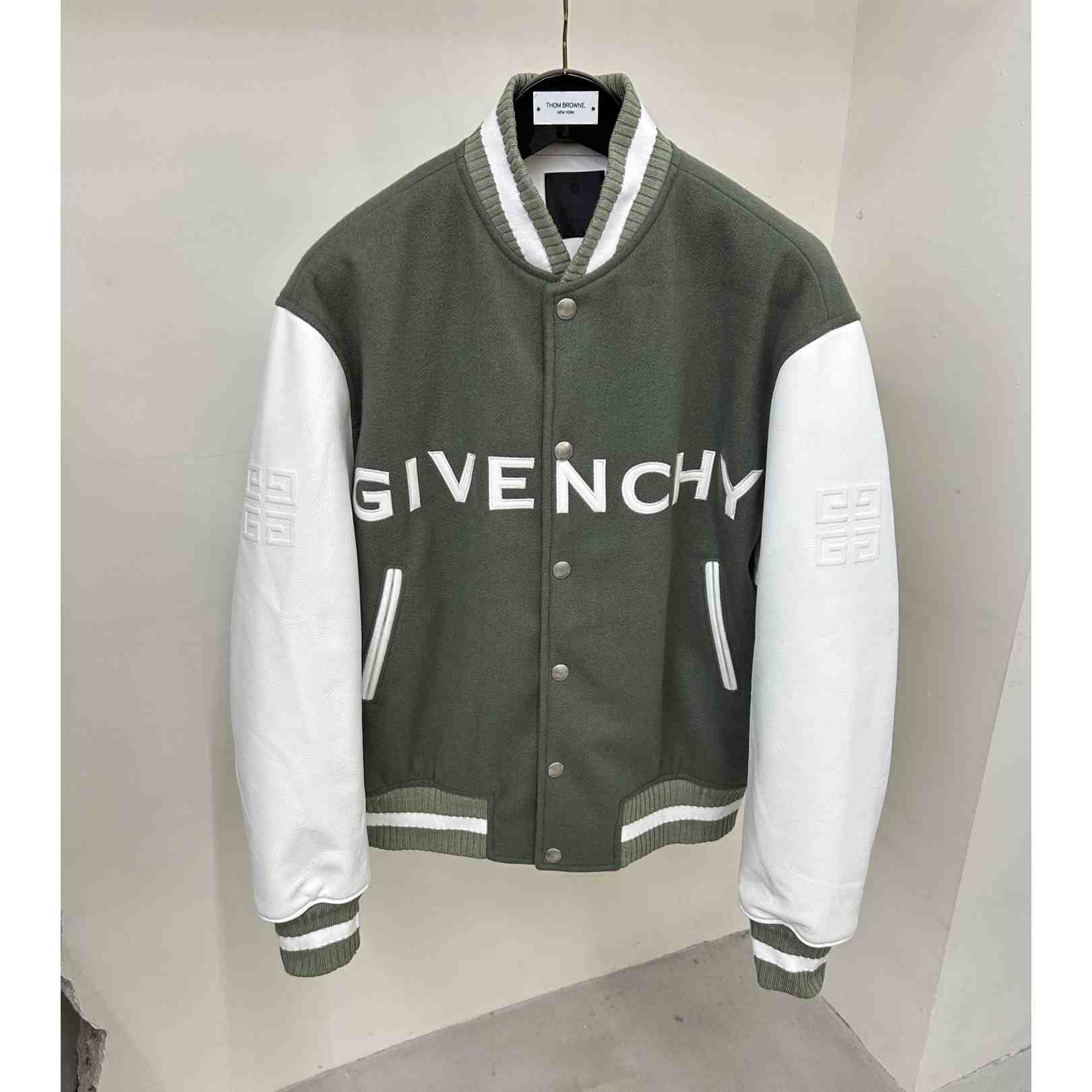 Givenchy Varsity Jacket In Wool And Leather - EUR FASHION