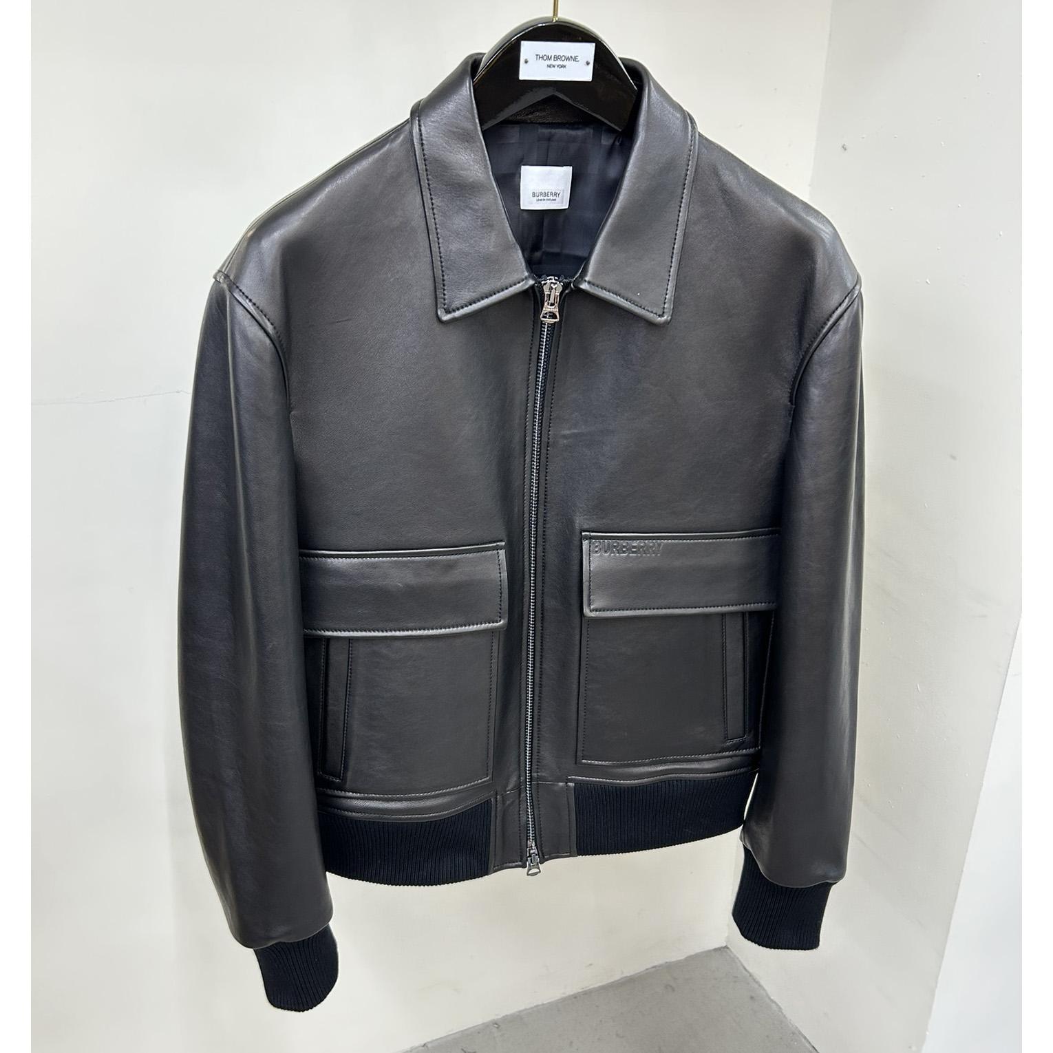 Burberry Leather Jacket   - EUR FASHION