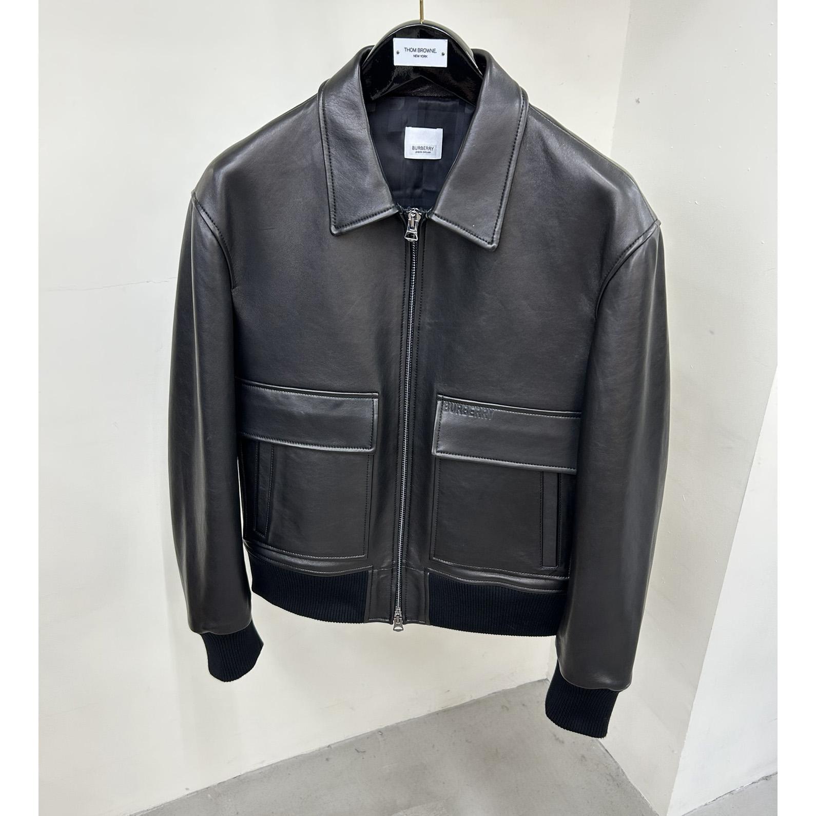 Burberry Leather Jacket   - EUR FASHION