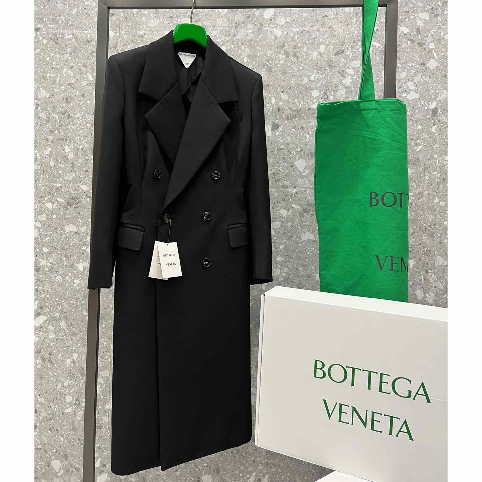 Bottega Veneta Compact Wool Coat - EUR FASHION