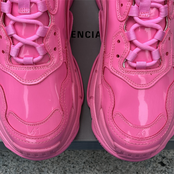 Balenciaga Triple S Sneaker In Pink Rubber - EUR FASHION