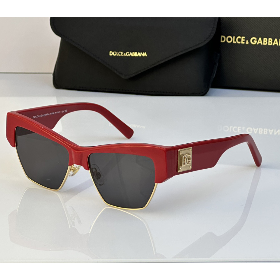 Dolce & Gabbana Logo-plaque Cat-eye Sunglasses   DG4415 - EUR FASHION