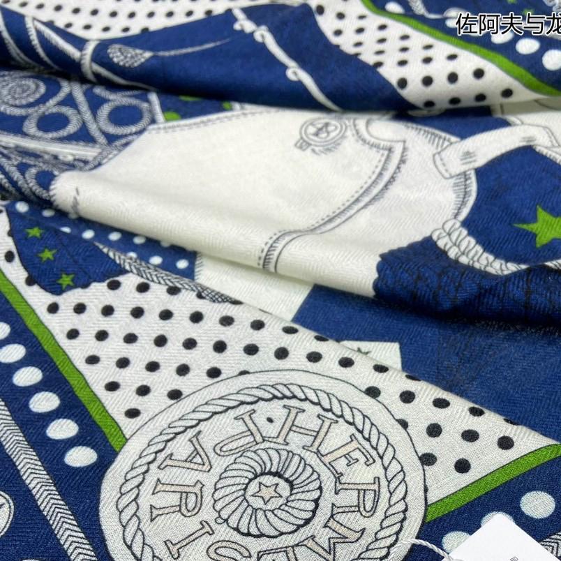 Hermes Zouaves et Dragons Bandana Shawl 140 - EUR FASHION