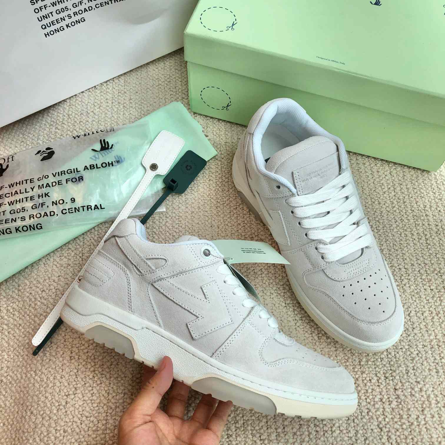 Off White Out Of Office Calf Calf Leather Sneaker - EUR FASHION