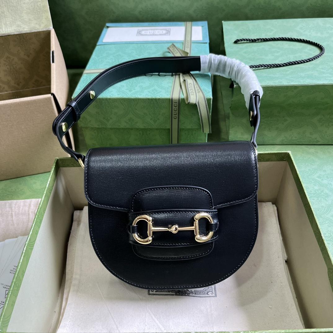 Gucci Horsebit 1955 Mini Rounded Bag (20x 13x 6cm) - EUR FASHION