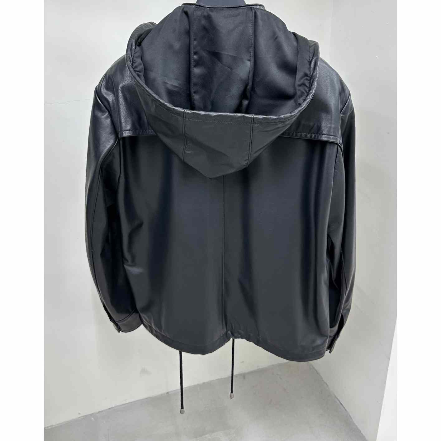 Gucci Leather Jacket With Interlocking G  - EUR FASHION