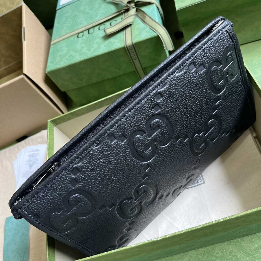 Gucci Jumbo GG Pouch (28.5x 18x 9cm) - EUR FASHION