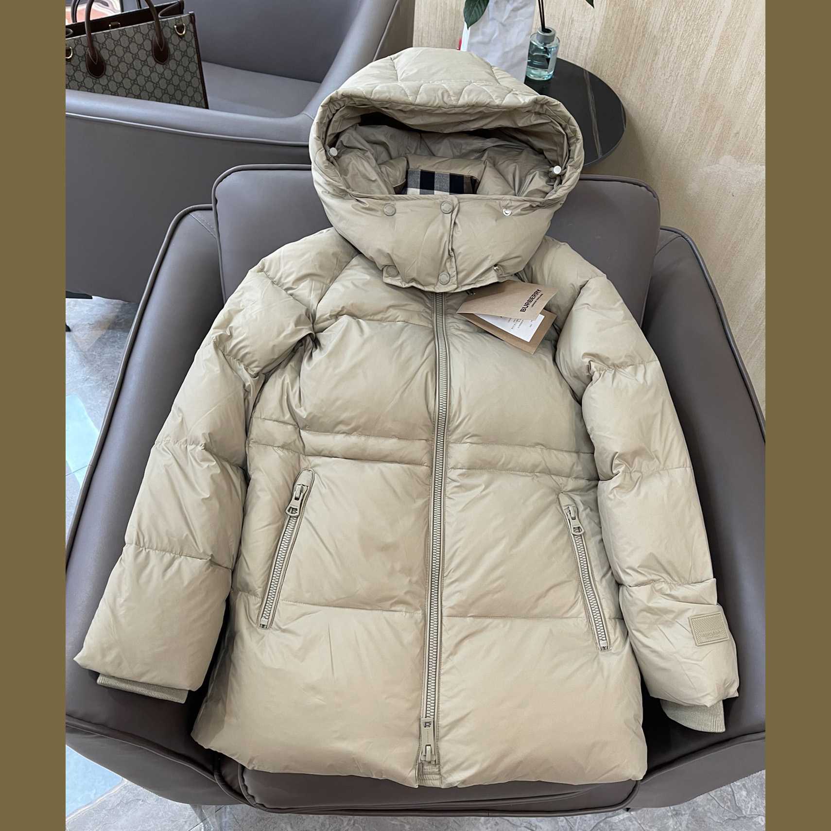 Burberry Hooded Down Jacket - EUR FASHION