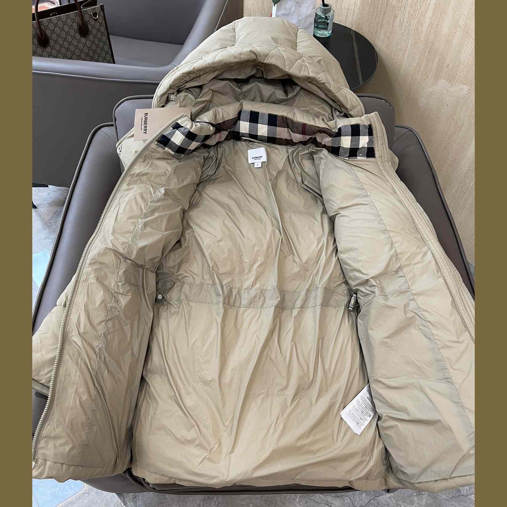 Burberry Hooded Down Jacket - EUR FASHION