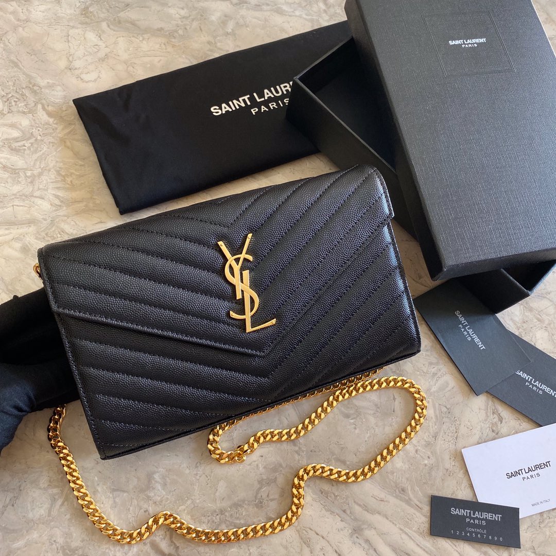 Saint Laurent Chain Wallet (22.5*14*4cm) - EUR FASHION