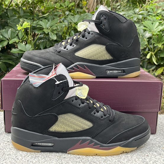 A Ma Maniére x Air Jordan 5 “Black” Sneakers     FD1330-001  - EUR FASHION