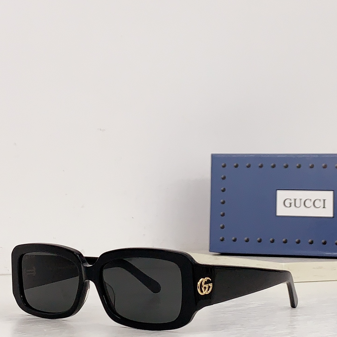 Gucci Specialized Fit Rectangular Sunglasse - EUR FASHION