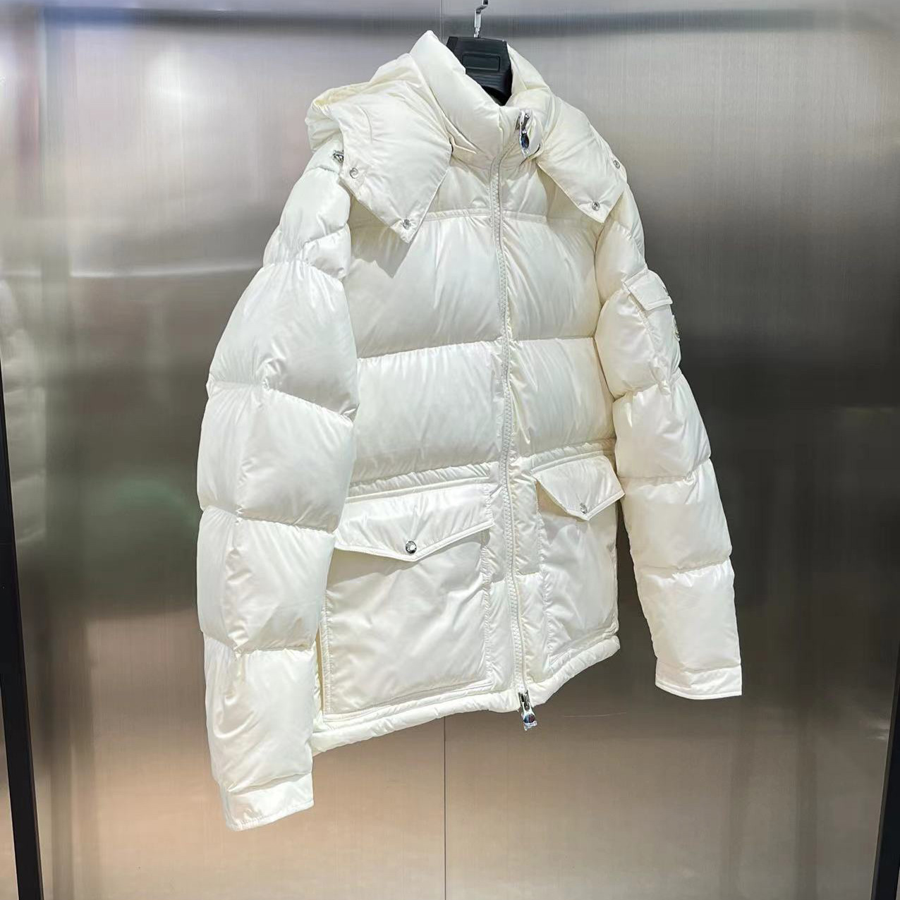 Moncler Feather-down Hooded Puffer Jacket - EUR FASHION